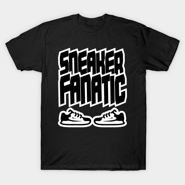 Sneaker Fanatic black sneakers Sport gift shirt. T-Shirt by KAOZ